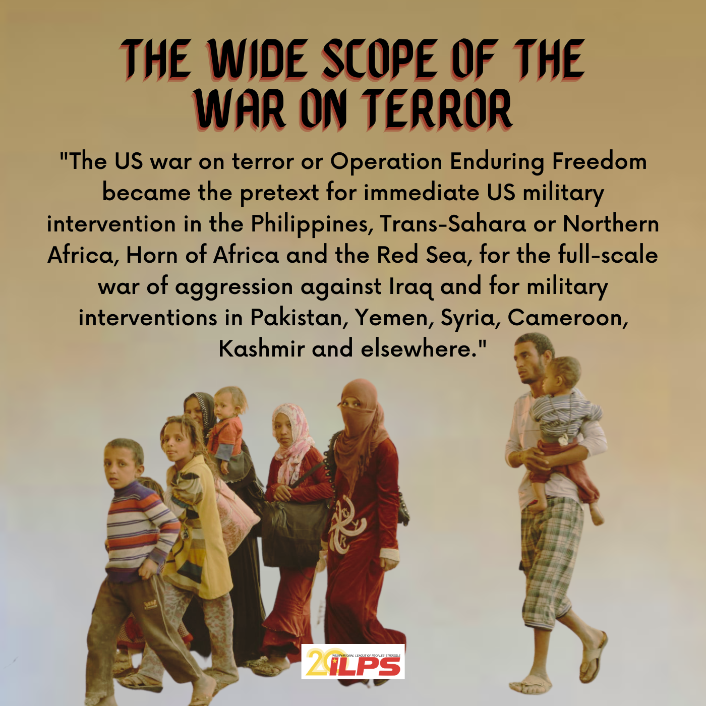 THE WIDE SCOPE OF THE WAR ON TERROR