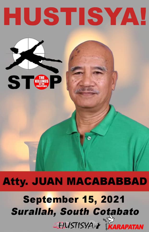 Justice for Atty. Juan Macababbad!