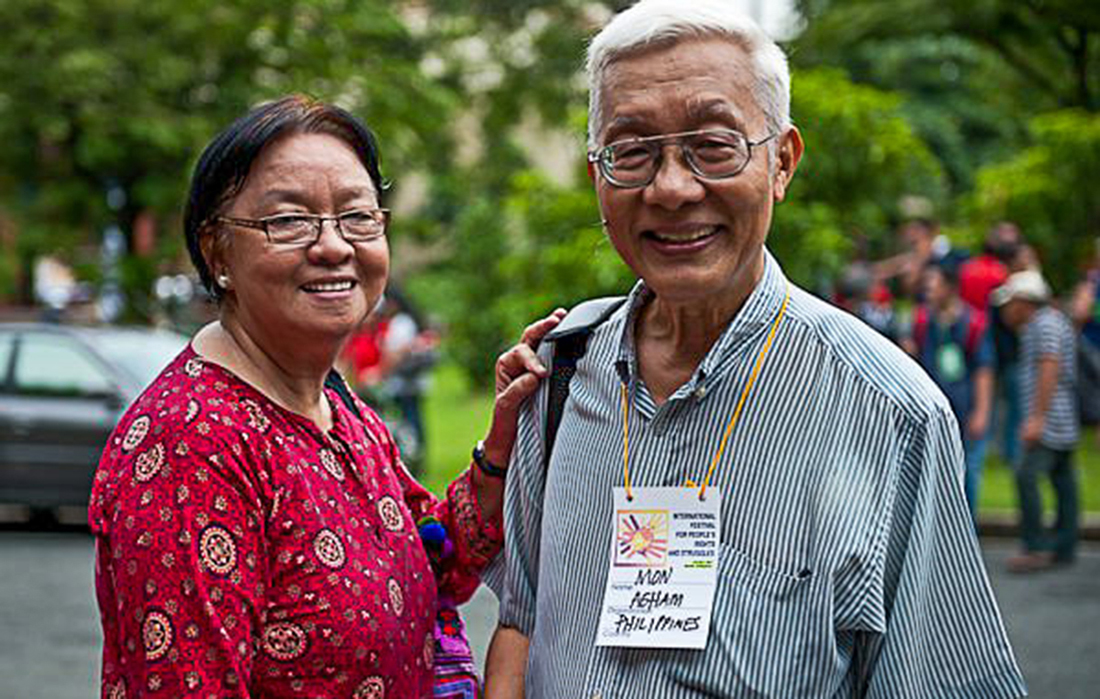 Judy Taguiwalo and Mon Ramirez